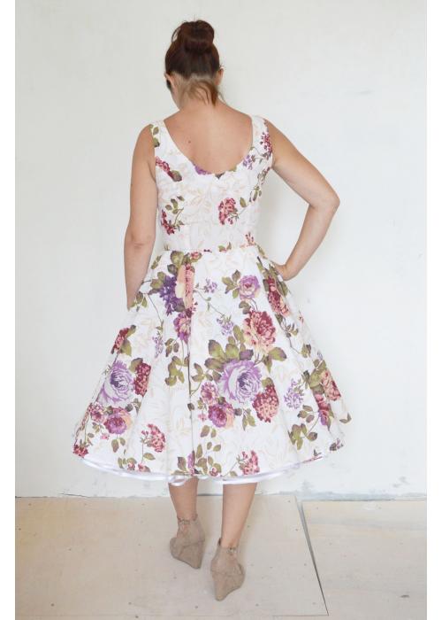 Пышное ретро платье 50-х годов